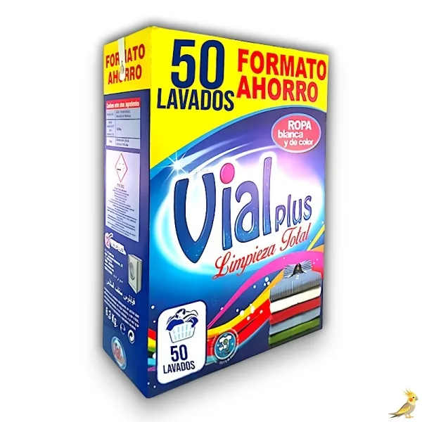 Detergente Vialplus Limpieza Total 50 Lavados